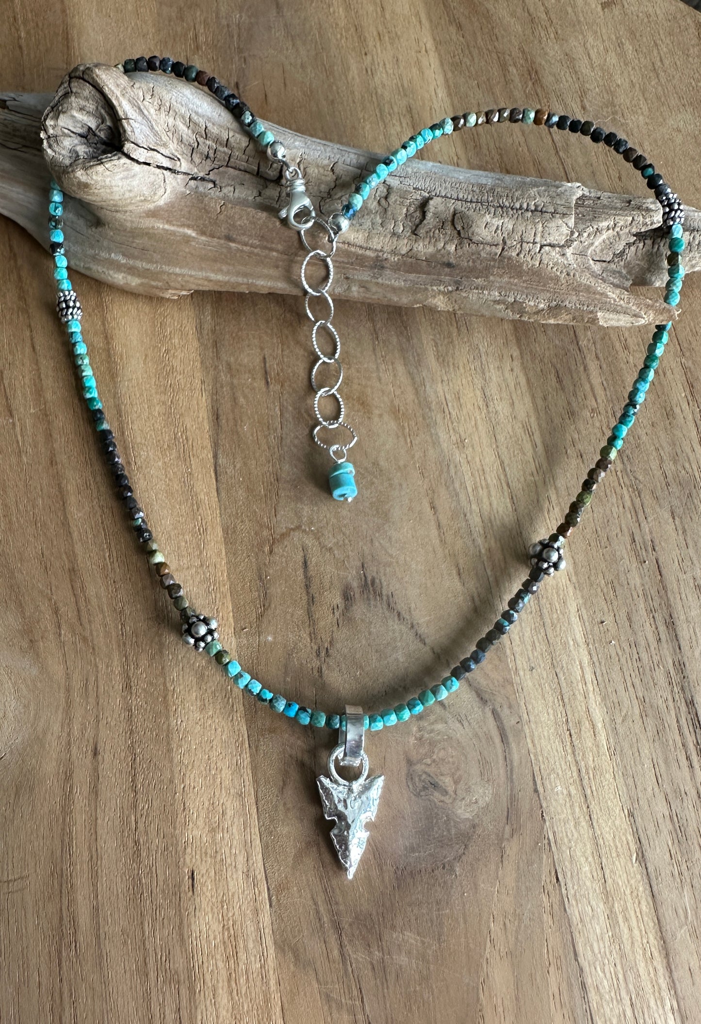 Turquoise Arrowhead Necklace