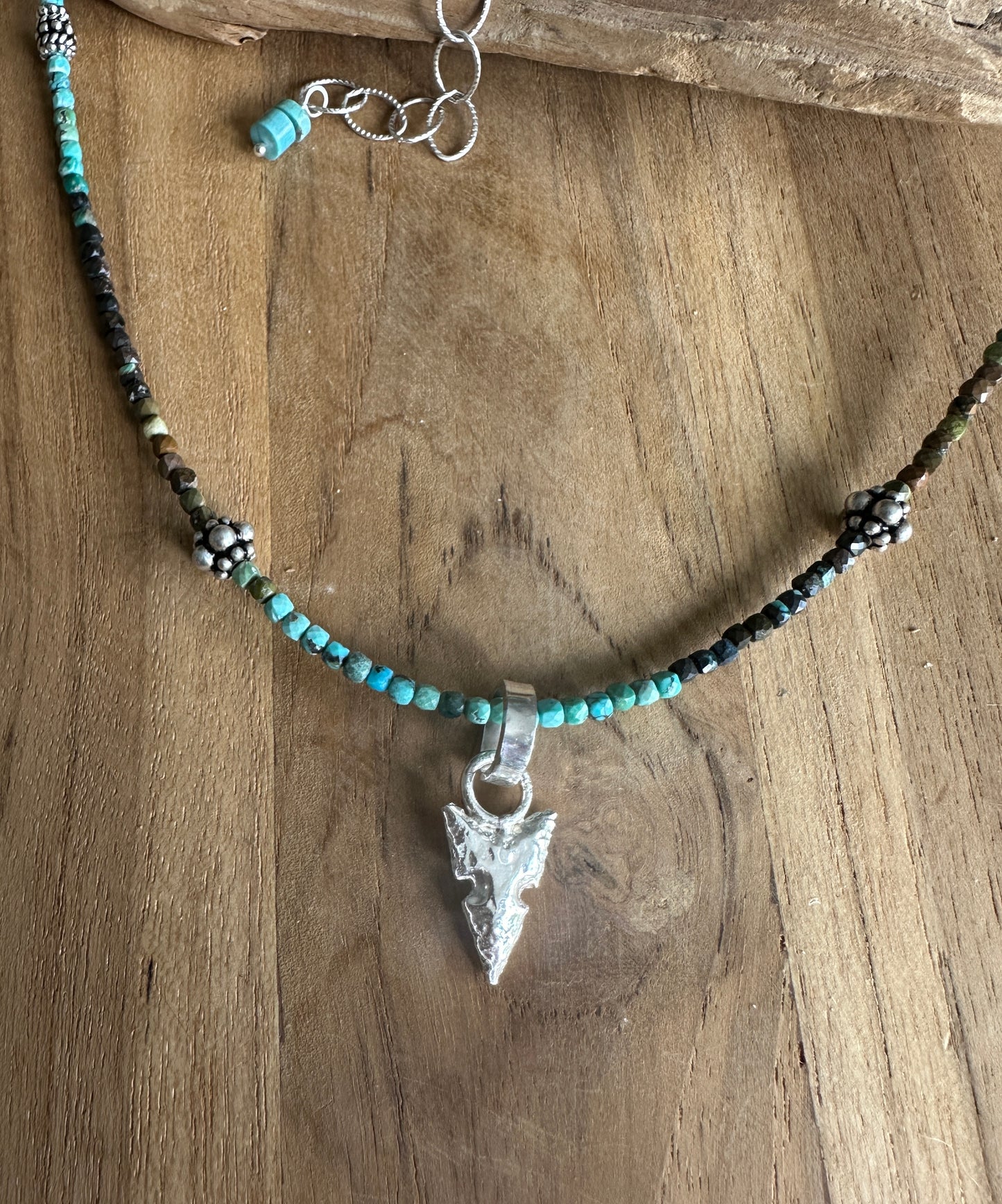Turquoise Arrowhead Necklace