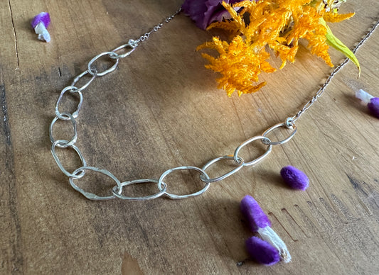 Sterling Silver Link Necklace