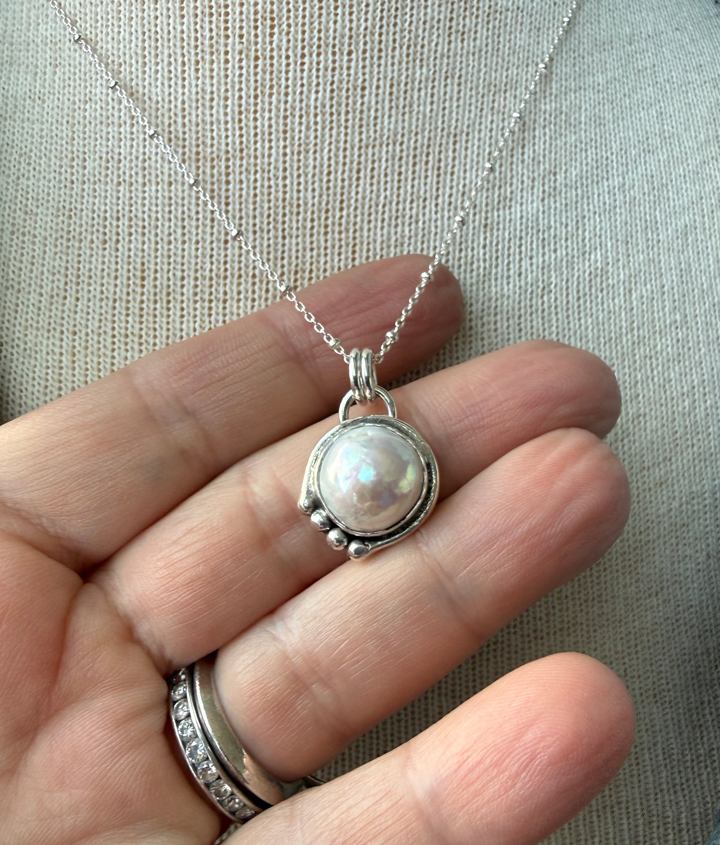 Mabe Pearl Necklace
