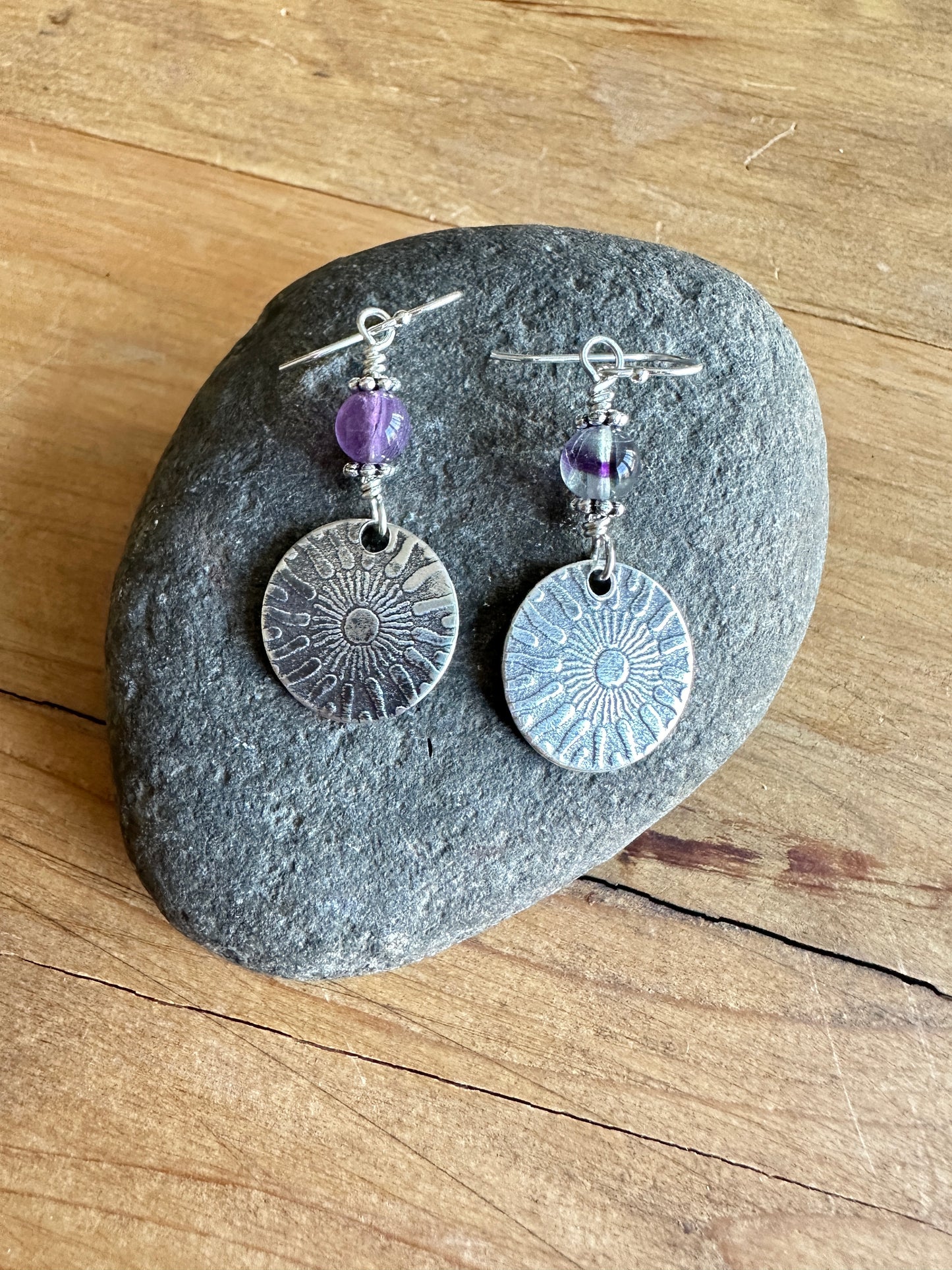 Fluorite Sunshine Earrings