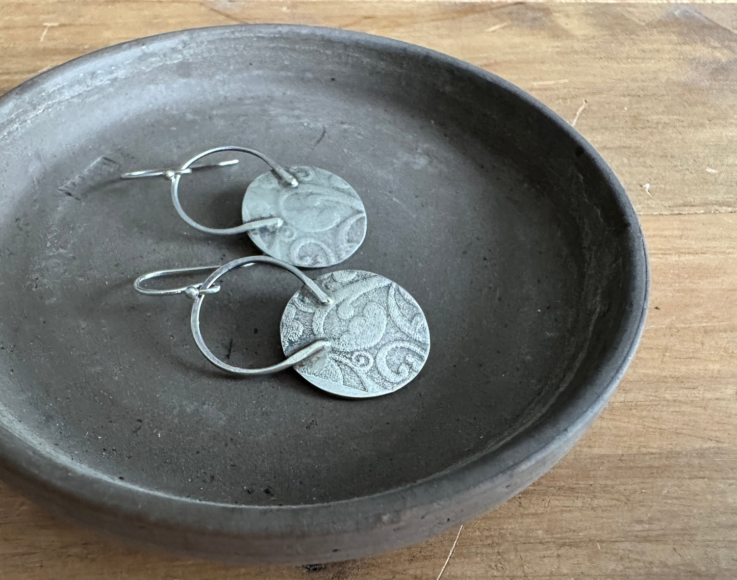 Tiny Textured Earrings