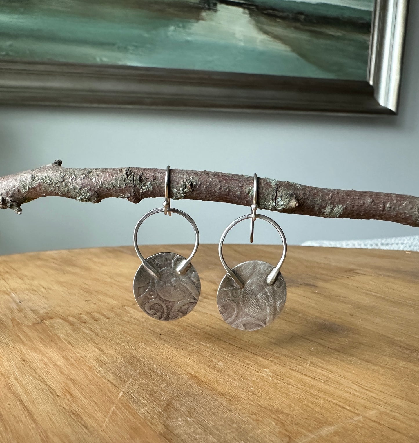 Tiny Textured Earrings