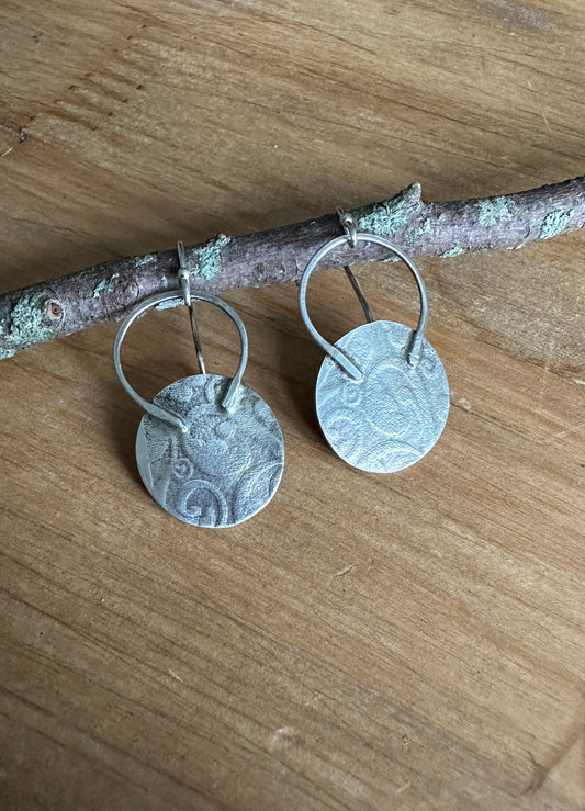 Tiny Textured Earrings