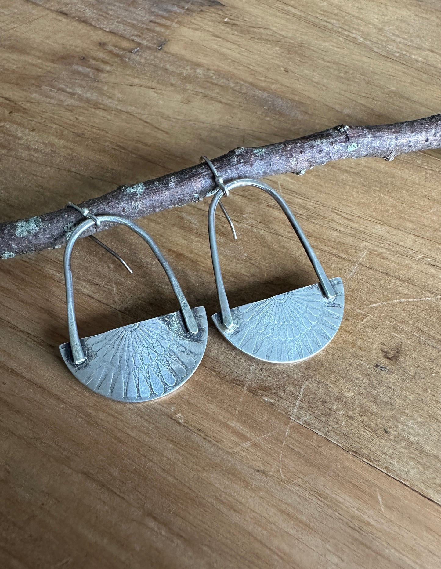 Textured Statement Earrings