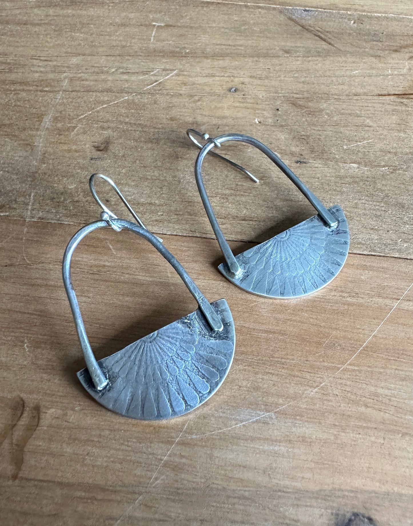 Textured Statement Earrings