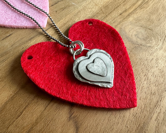 Rustic Heart Necklace