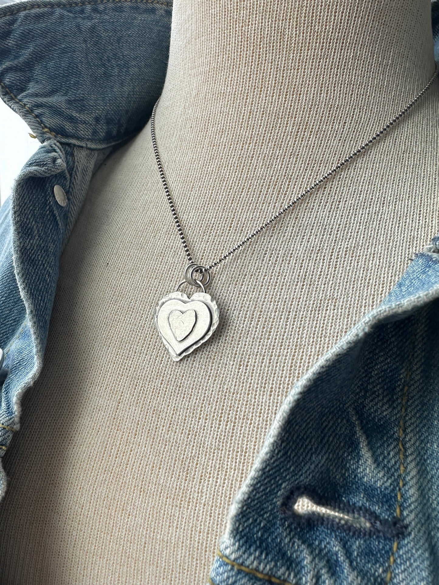 Rustic Heart Necklace