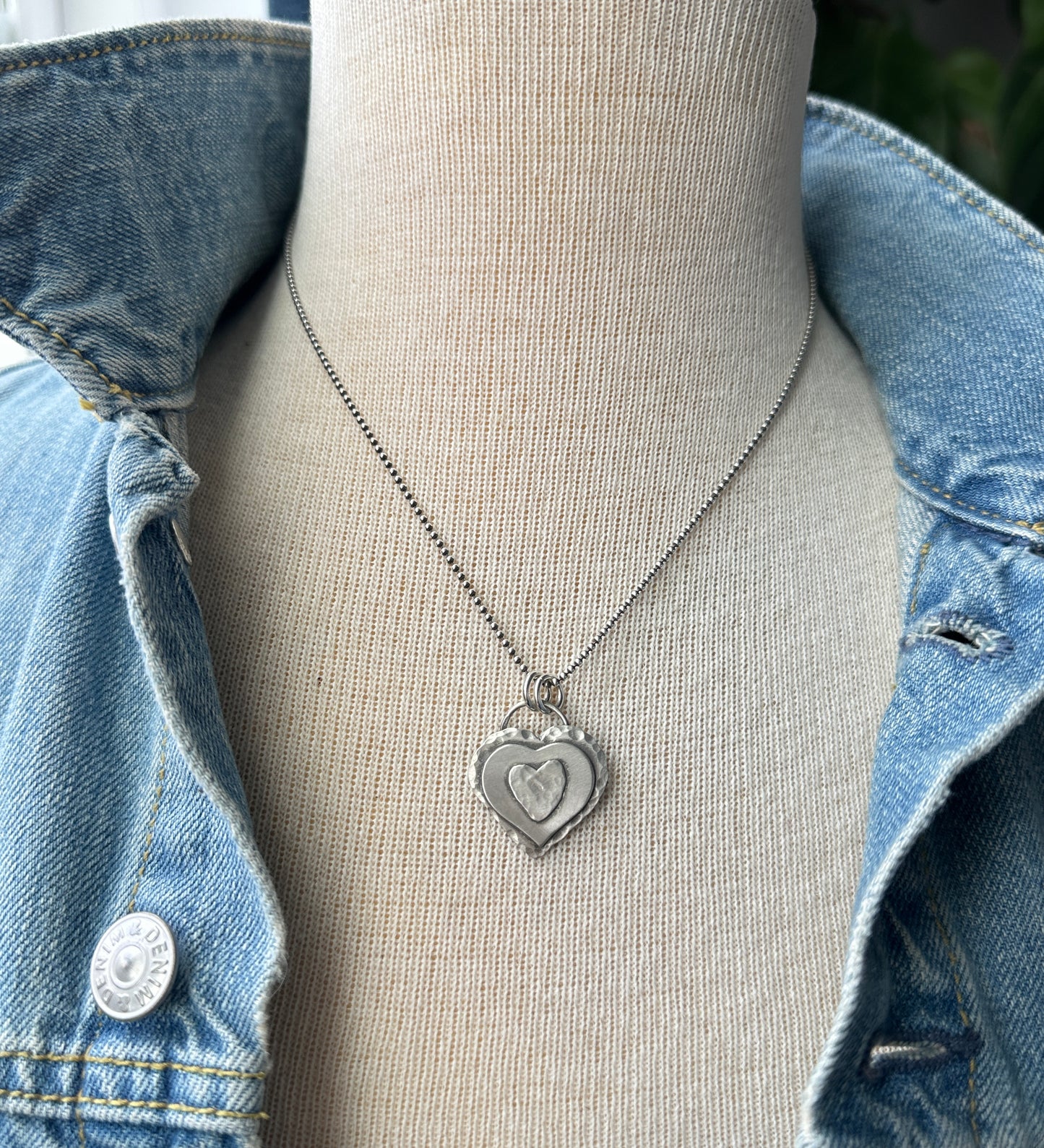 Rustic Heart Necklace