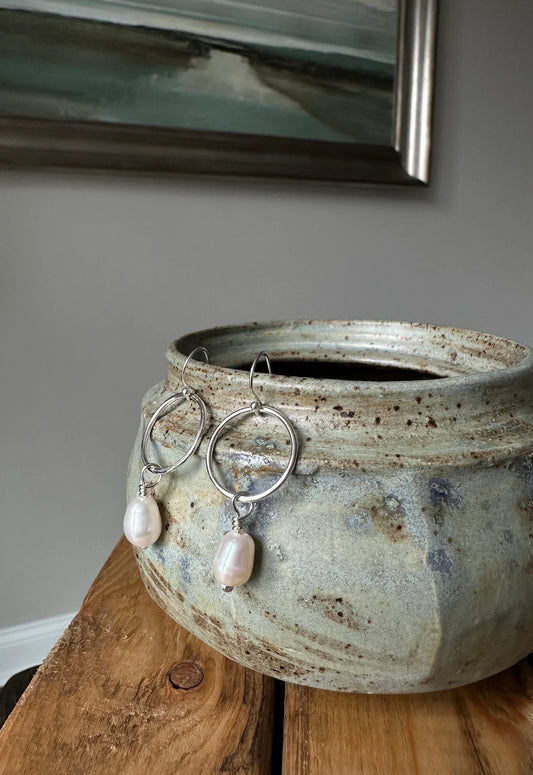 Freshwater Pearl Dangle Earrings