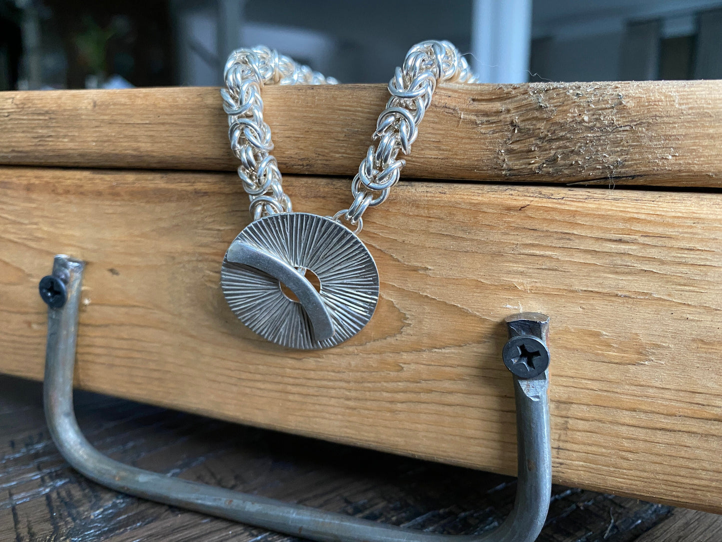 Sterling Silver Byzantine Chain Necklace