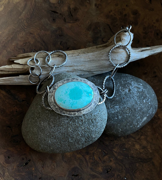 Turquoise and Sterling Silver Bracelet