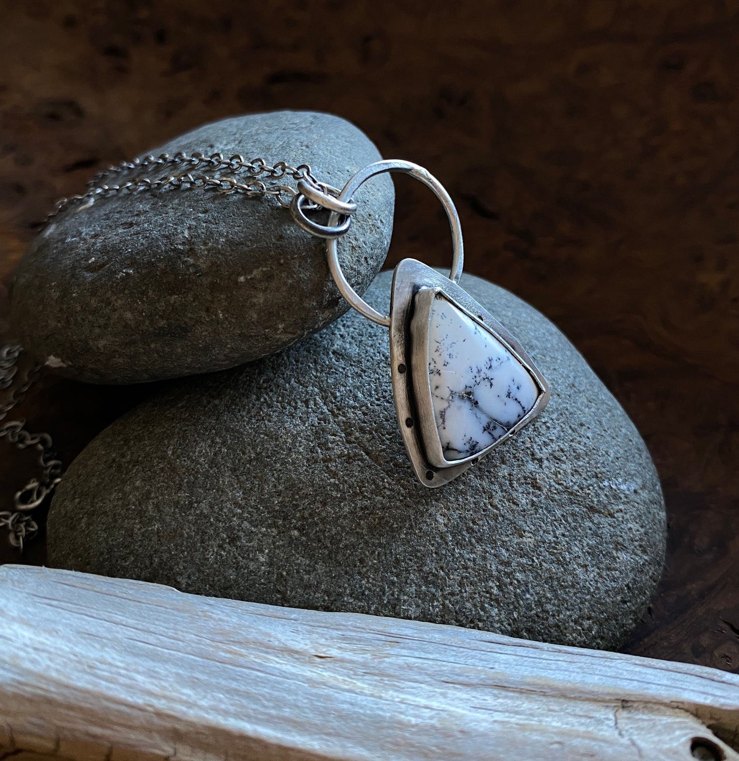 Dendritic Opal Necklace