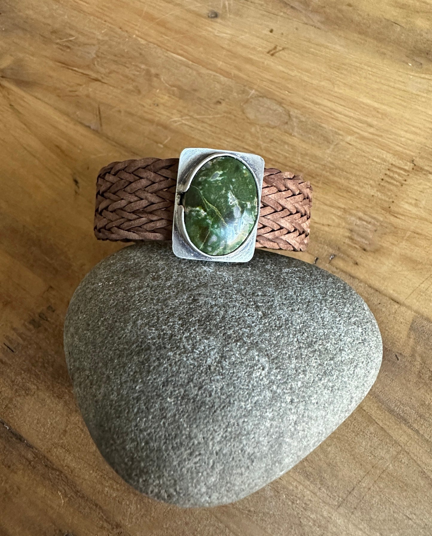 Turquoise Leather Bracelet