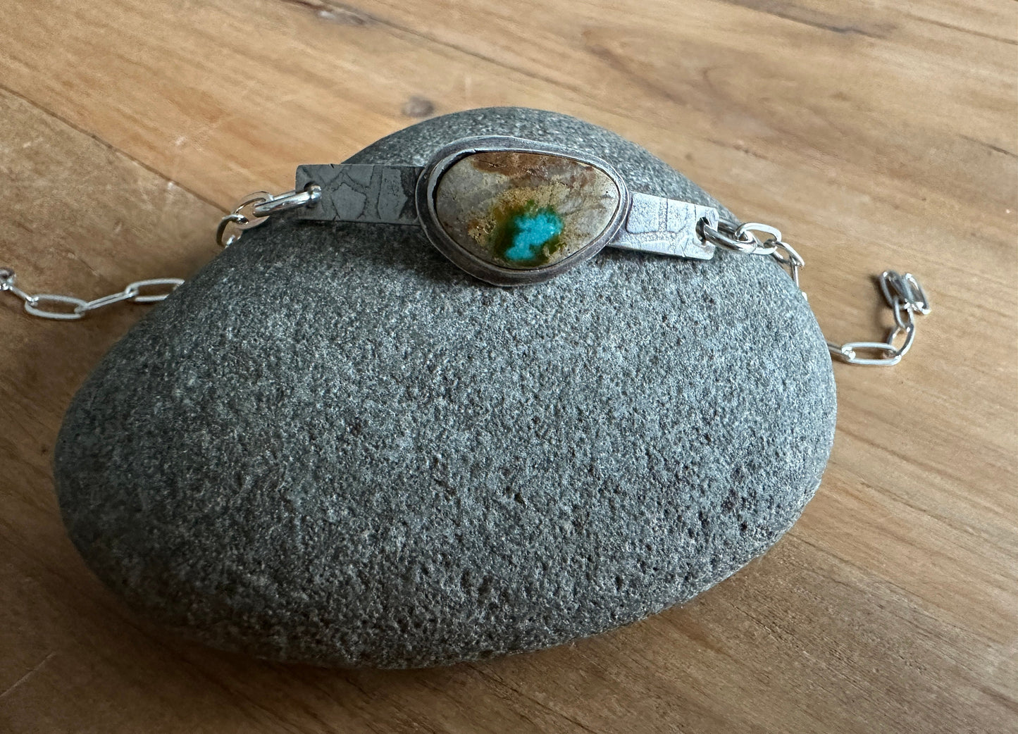 Crow Spring Turquoise Sterling Silver Bracelet