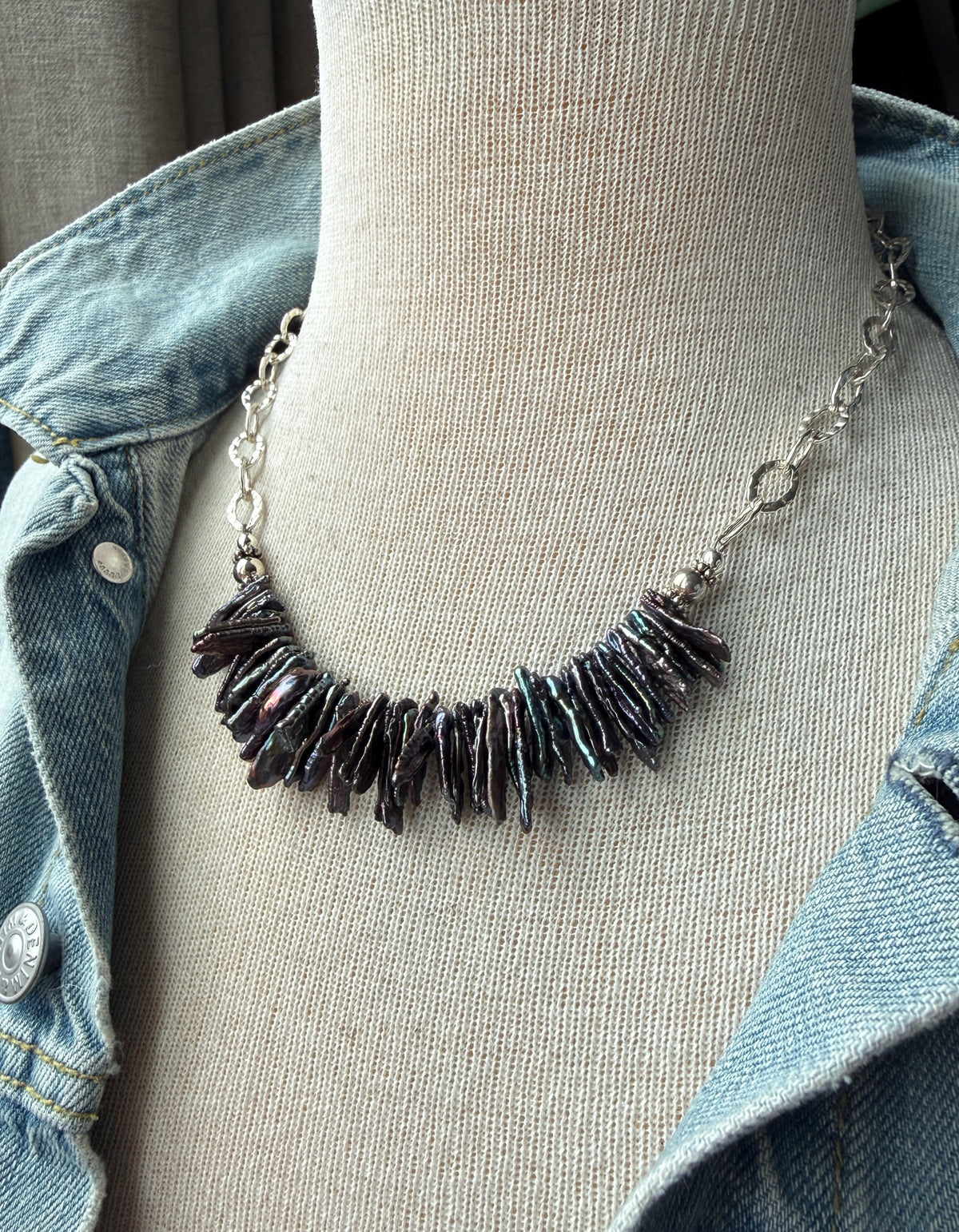 Biwi Stick Pearl Necklace