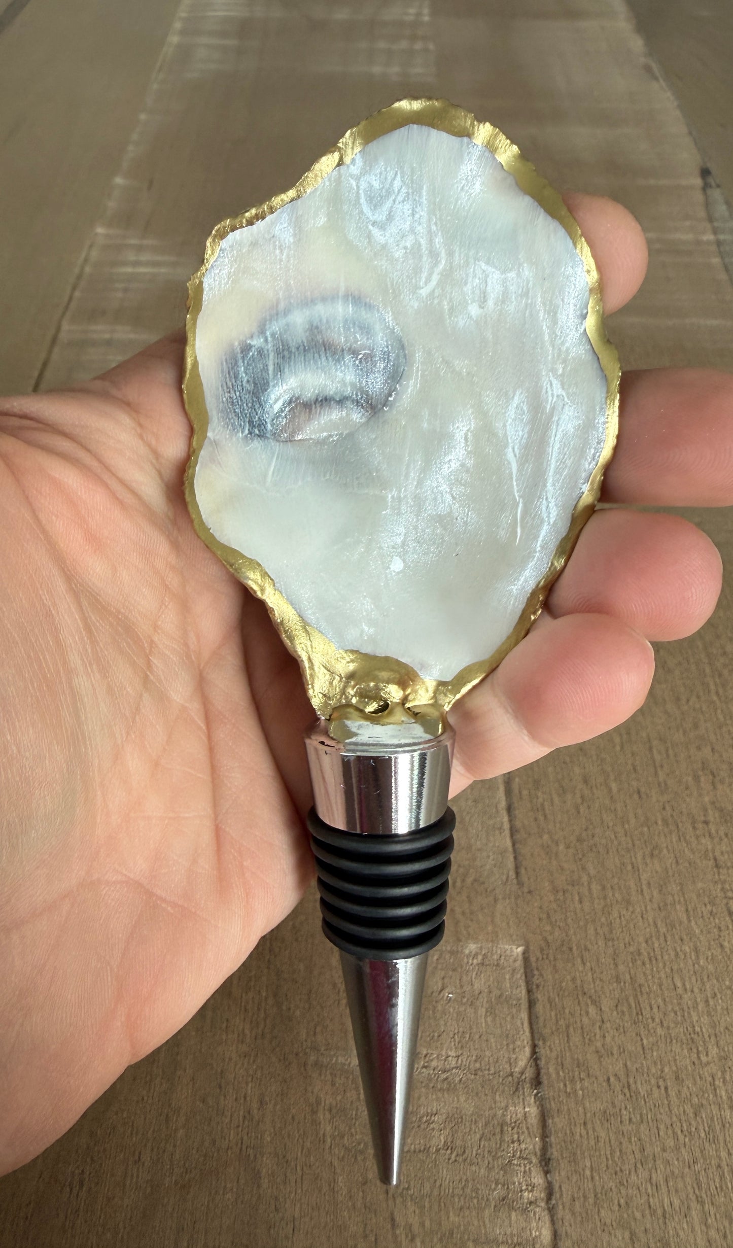Oyster Shell Wine Stopper