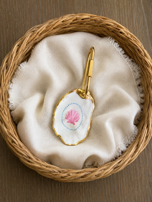 Oyster Shell Bag Charm