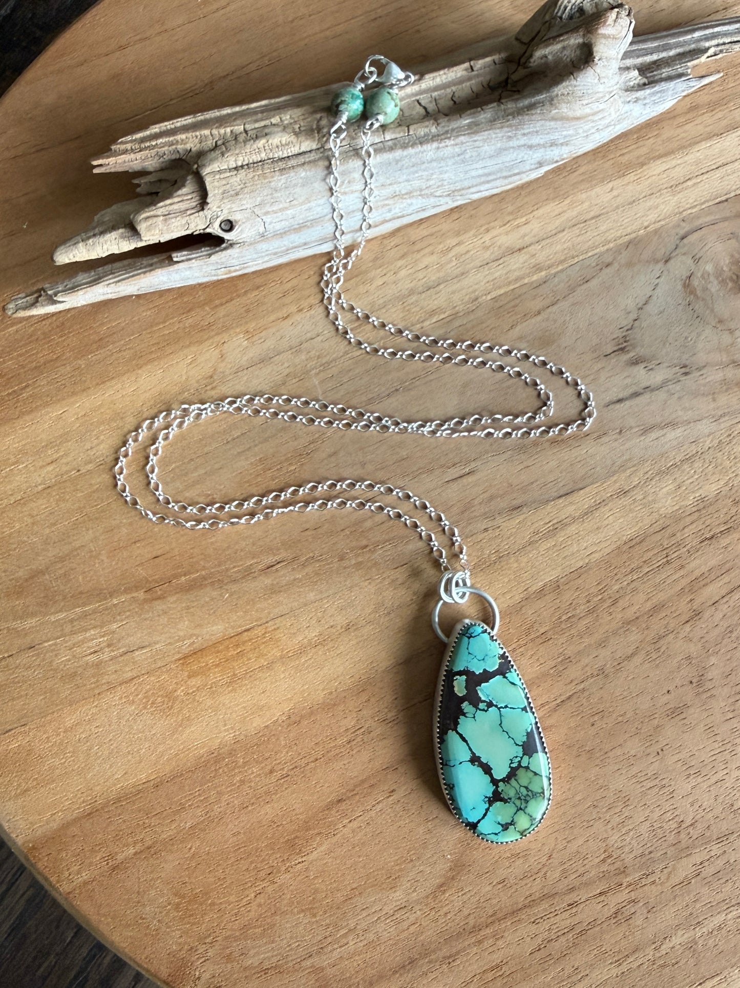 Gold Dragon Turquoise Necklace