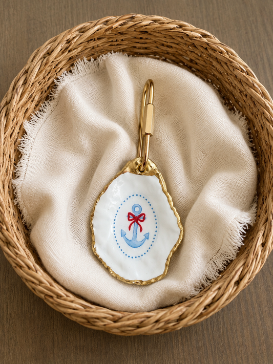 Oyster Shell Bag Charm