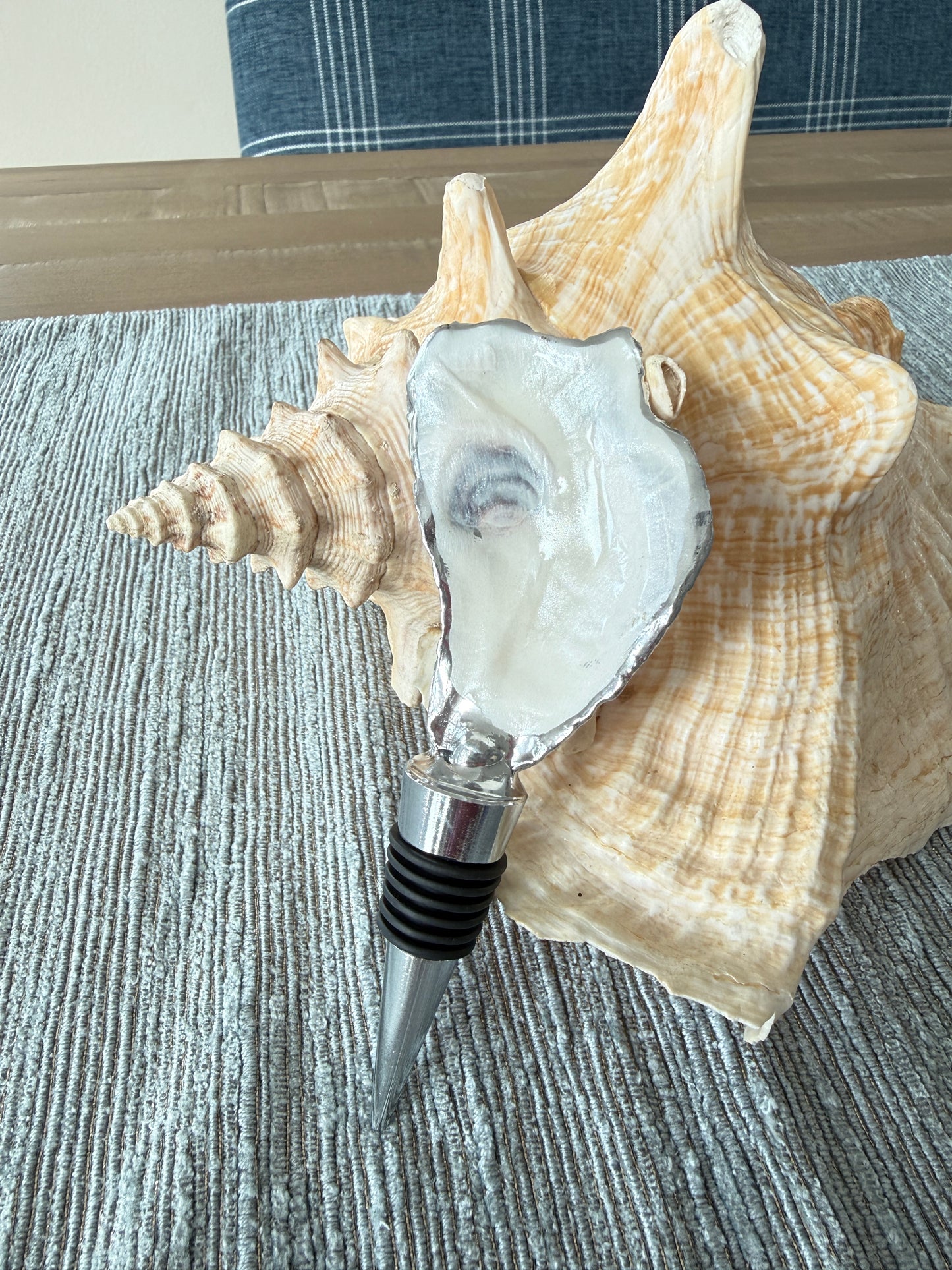 Oyster Shell Wine Stopper