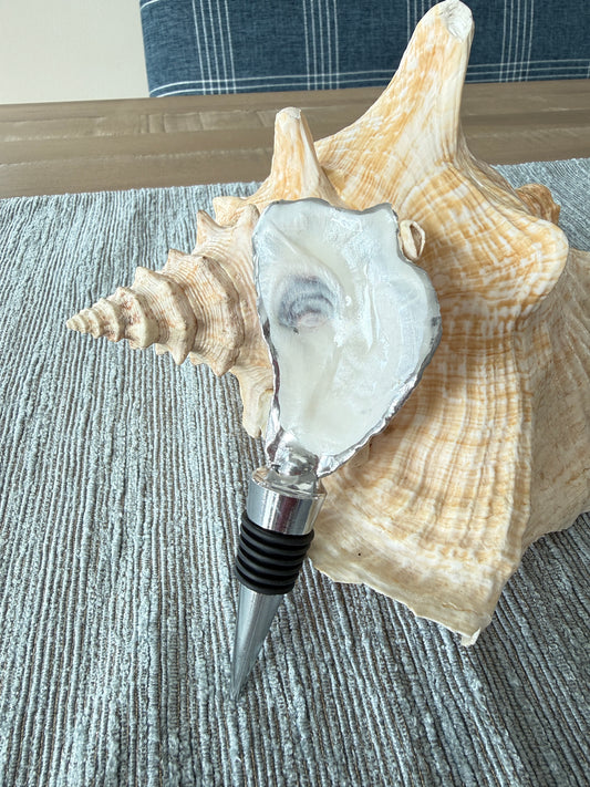 Oyster Shell Wine Stopper