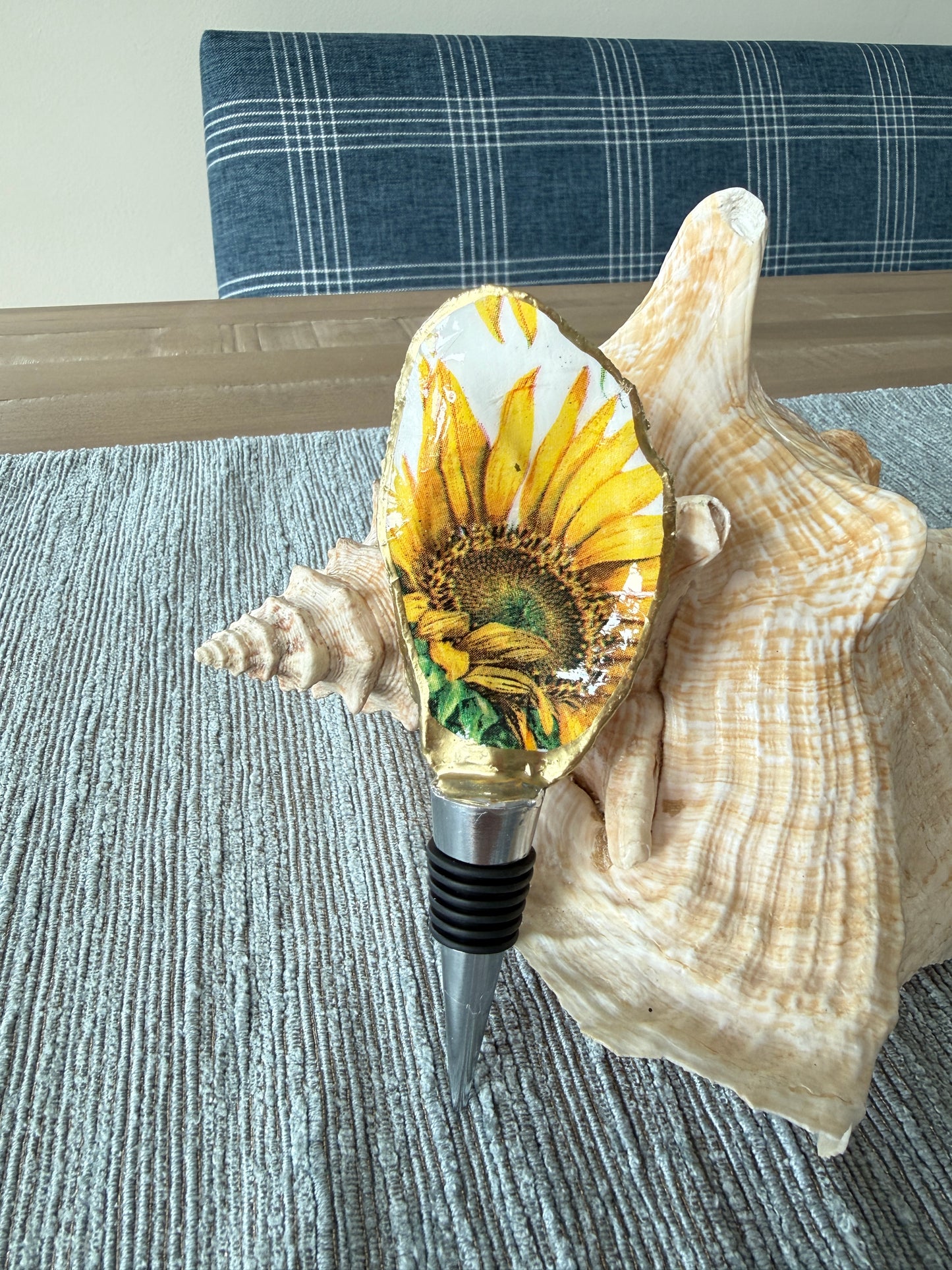 Oyster Shell Wine Stopper