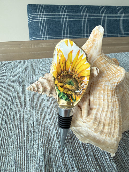 Oyster Shell Wine Stopper