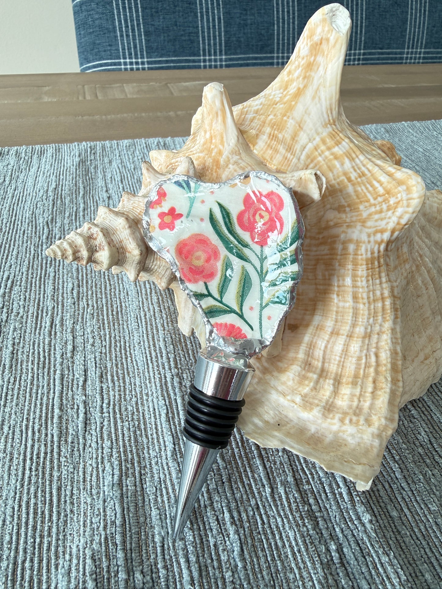 Oyster Shell Wine Stopper