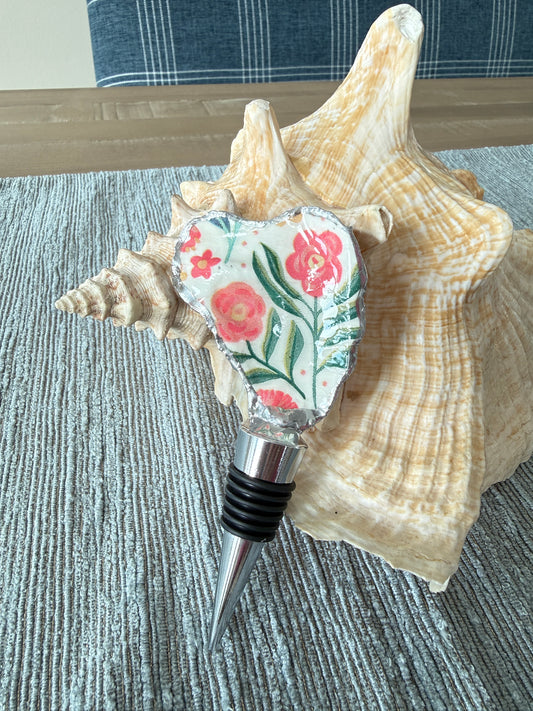 Oyster Shell Wine Stopper
