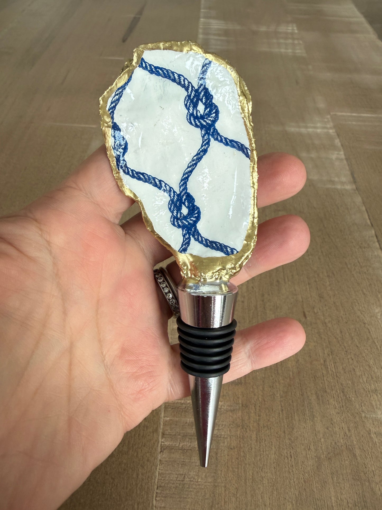 Oyster Shell Wine Stopper
