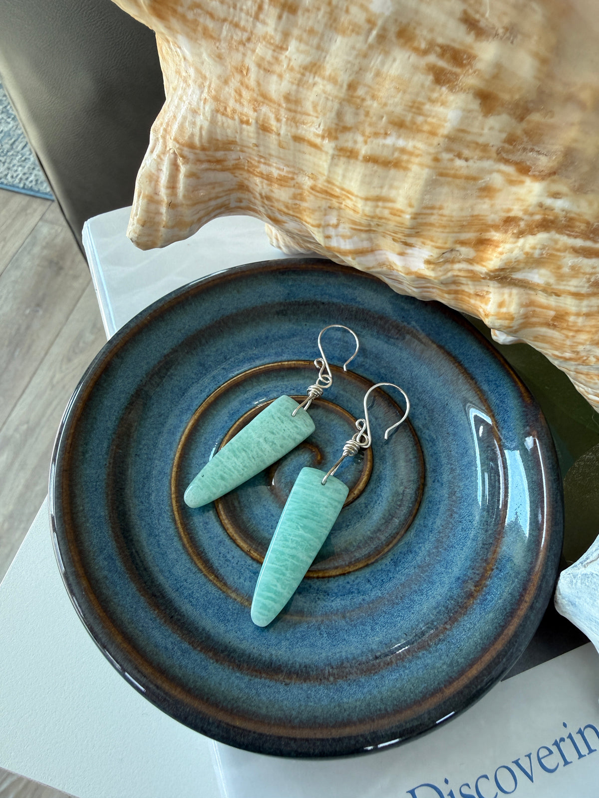 Amazonite Dangle Earrings