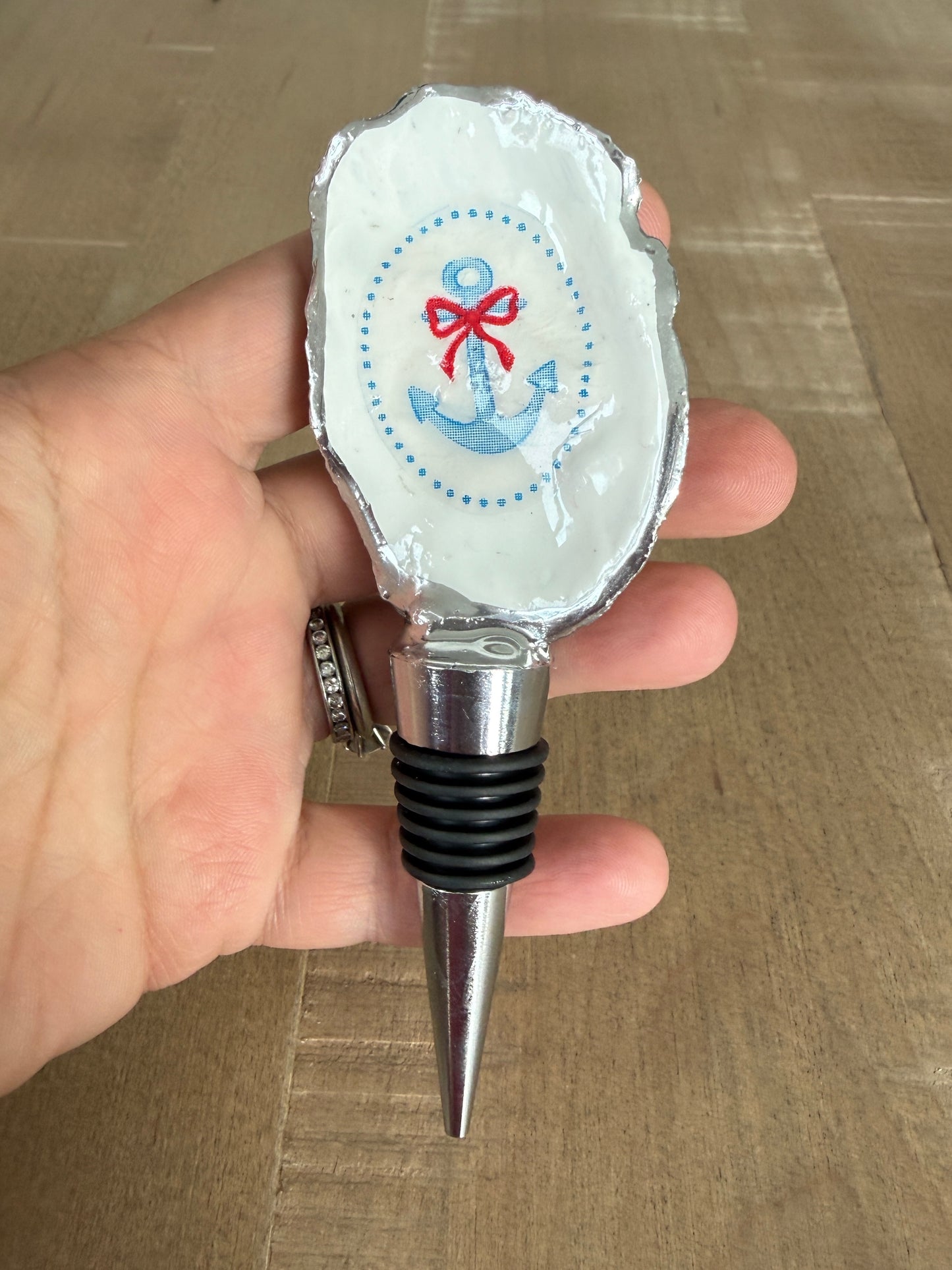 Oyster Shell Wine Stopper