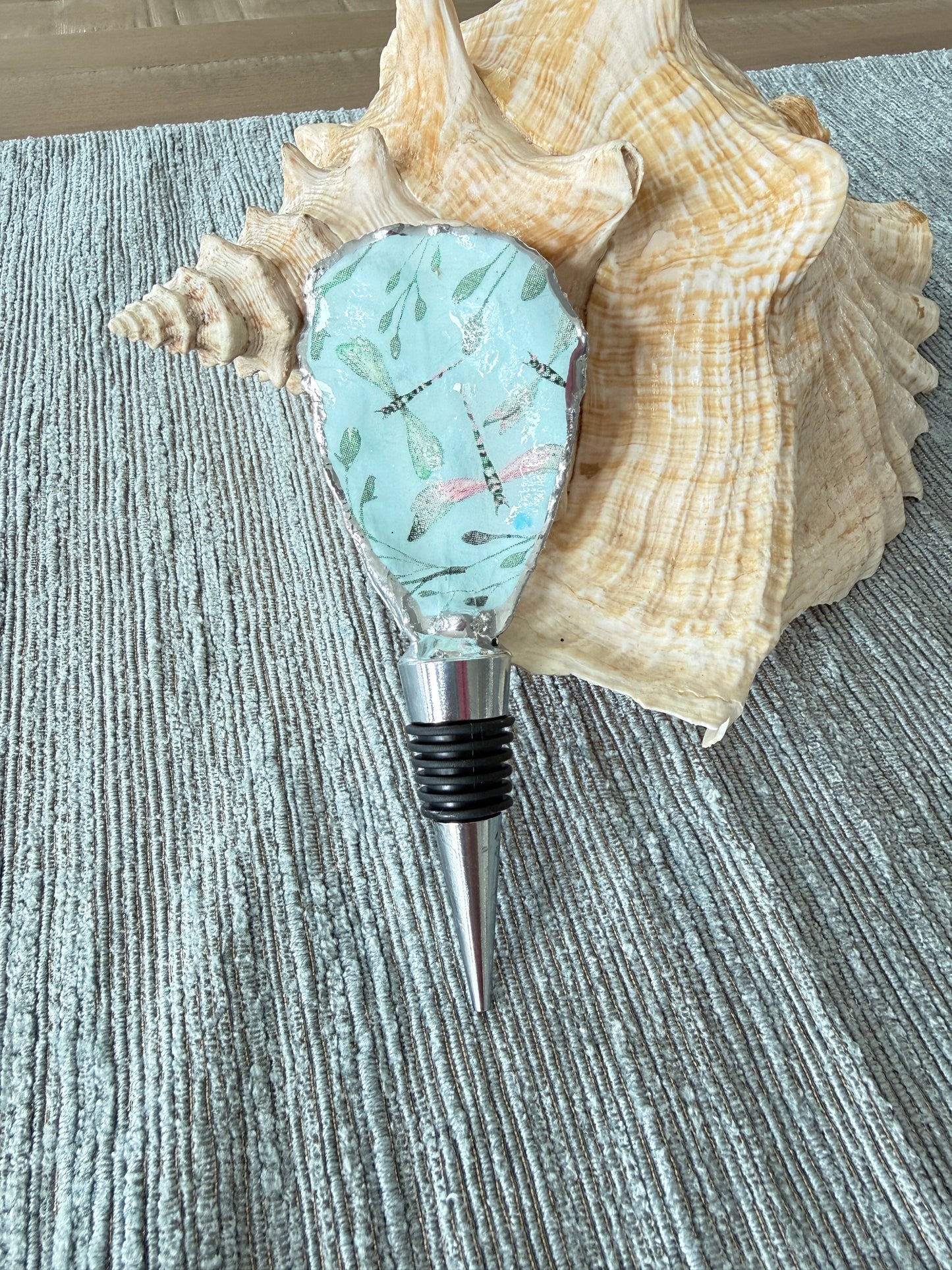 Oyster Shell Wine Stopper