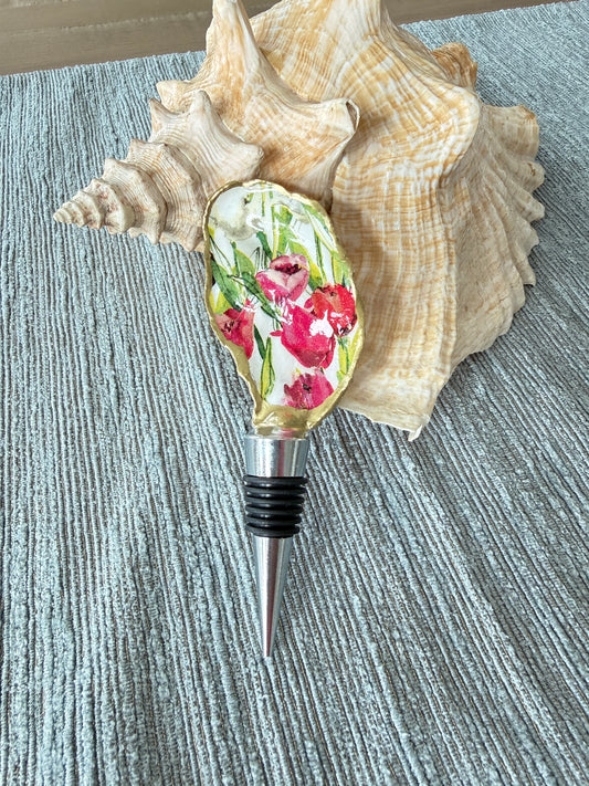 Oyster Shell Wine Stopper