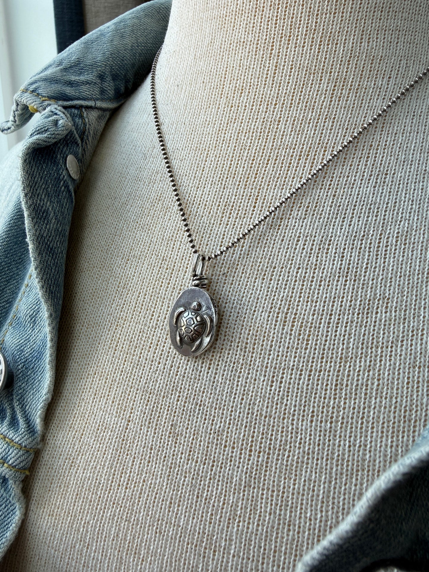 Sea Turtle Nugget Necklace