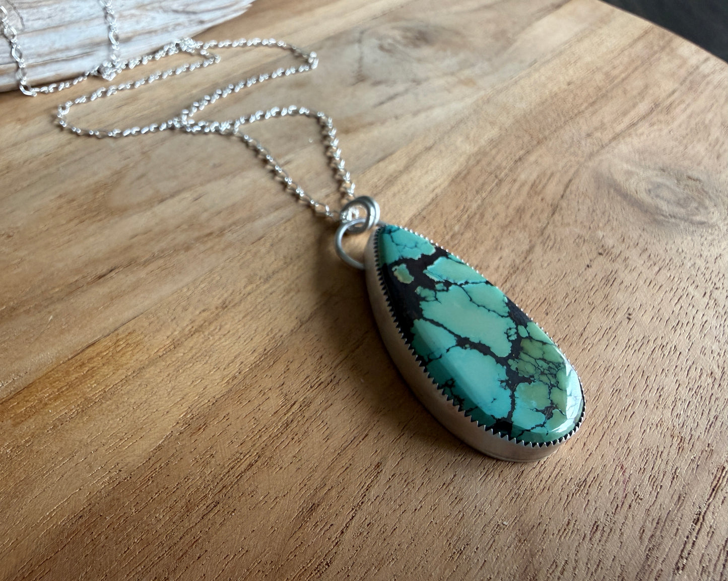 Gold Dragon Turquoise Necklace
