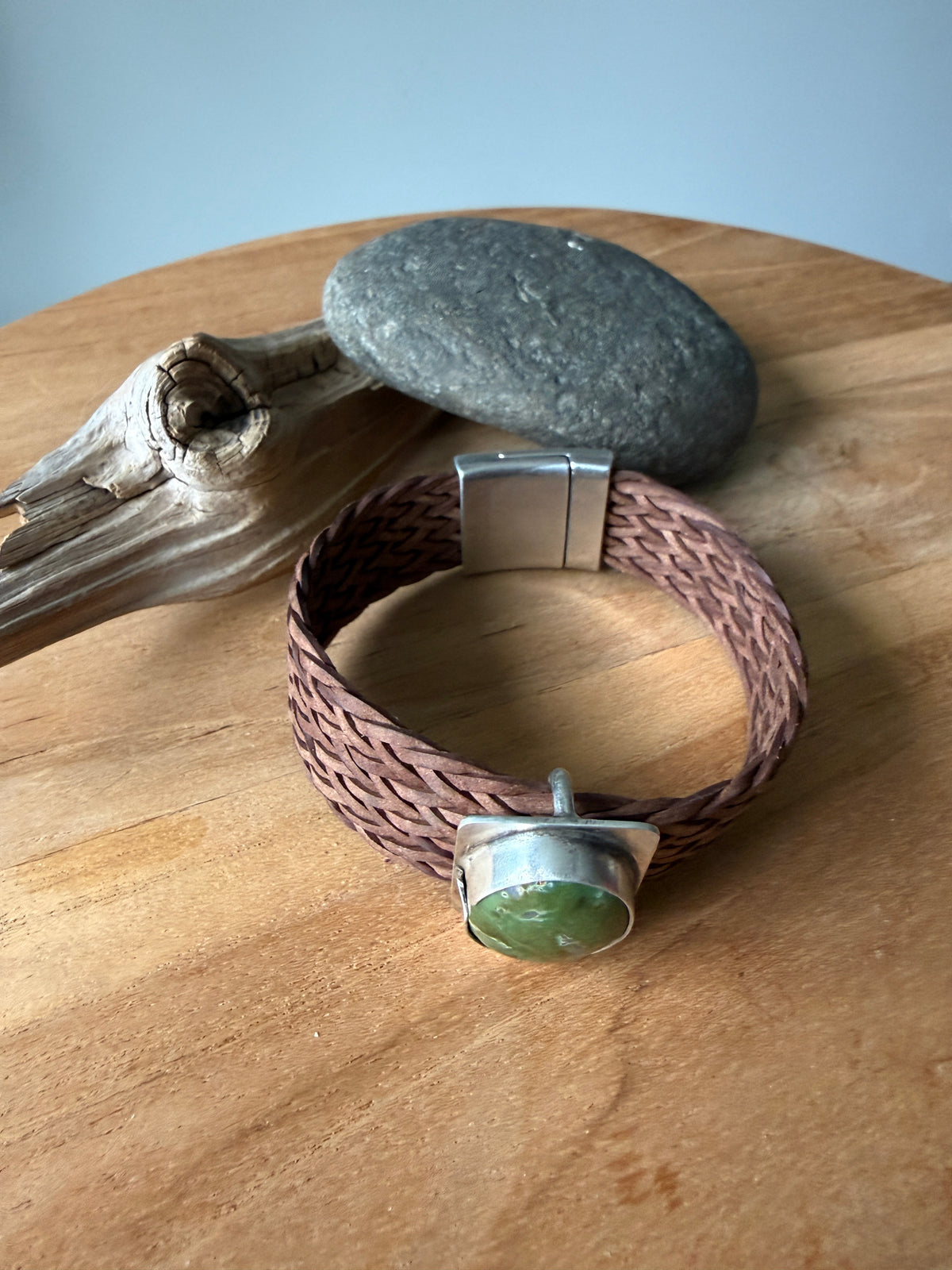 Fox Turquoise Leather Bracelet
