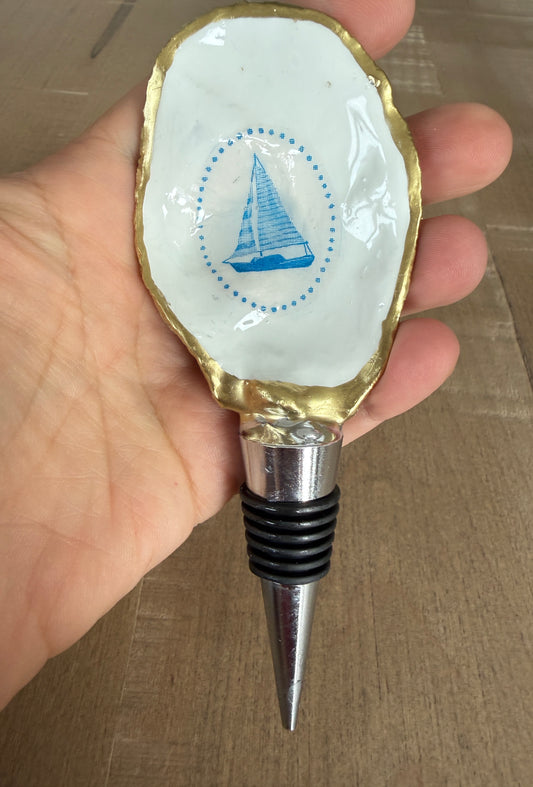 Oyster Shell Wine Stopper