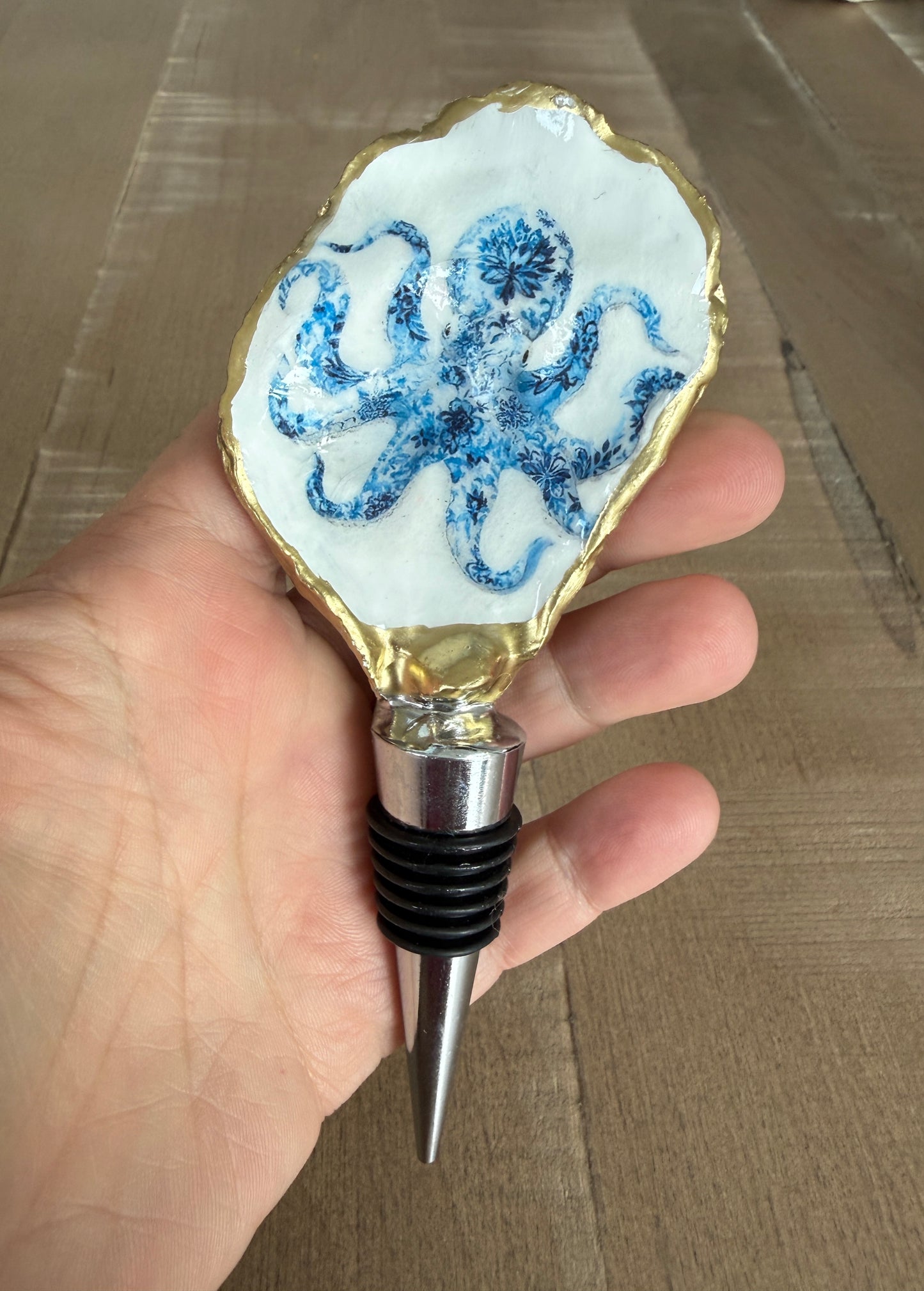Oyster Shell Wine Stopper