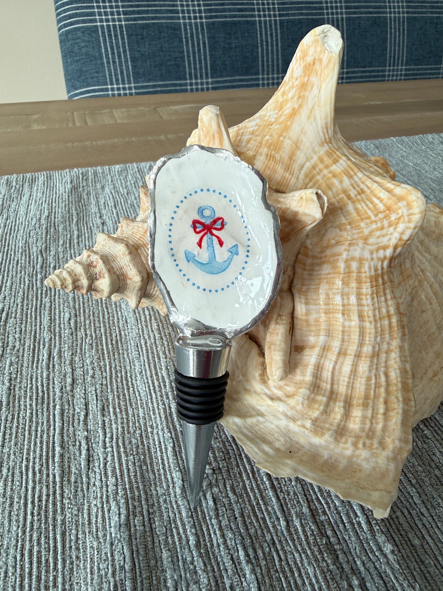 Oyster Shell Wine Stopper