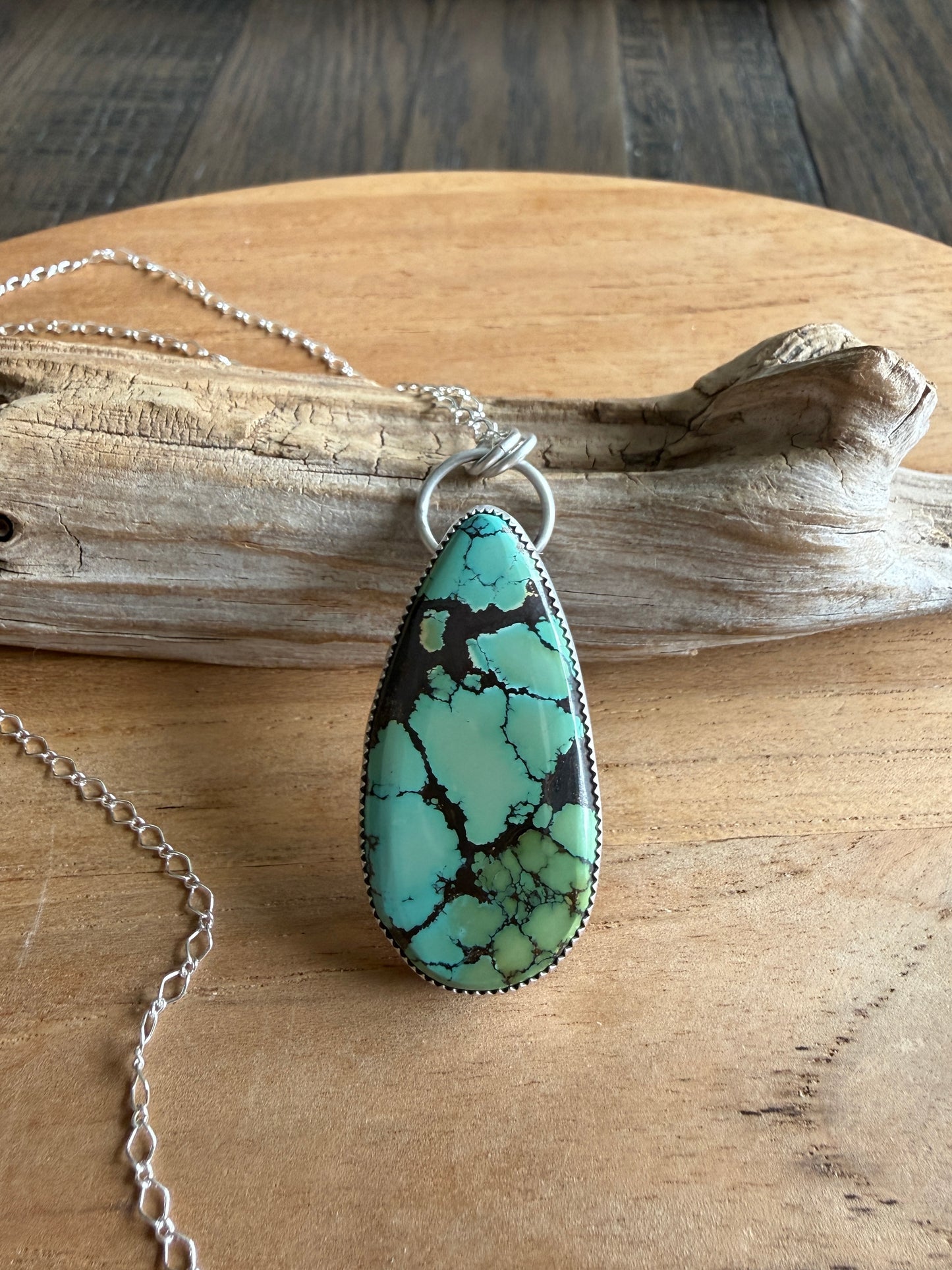 Gold Dragon Turquoise Necklace