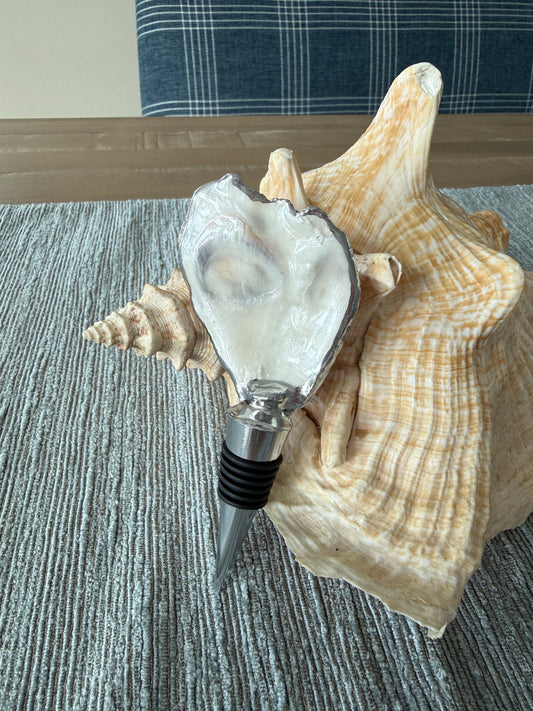 Oyster Shell Wine Stopper