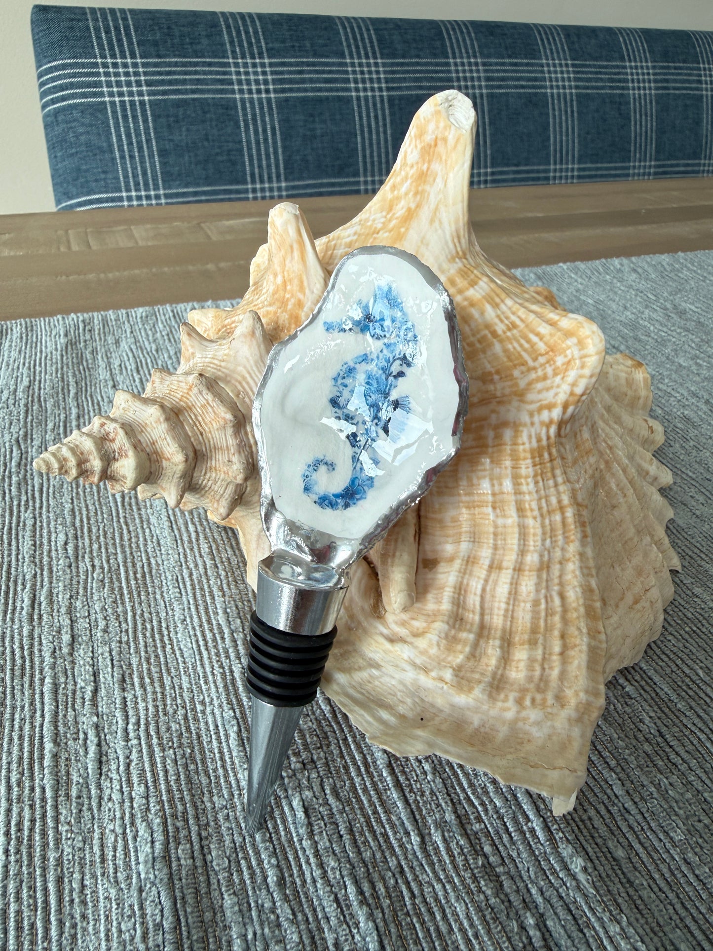 Oyster Shell Wine Stopper
