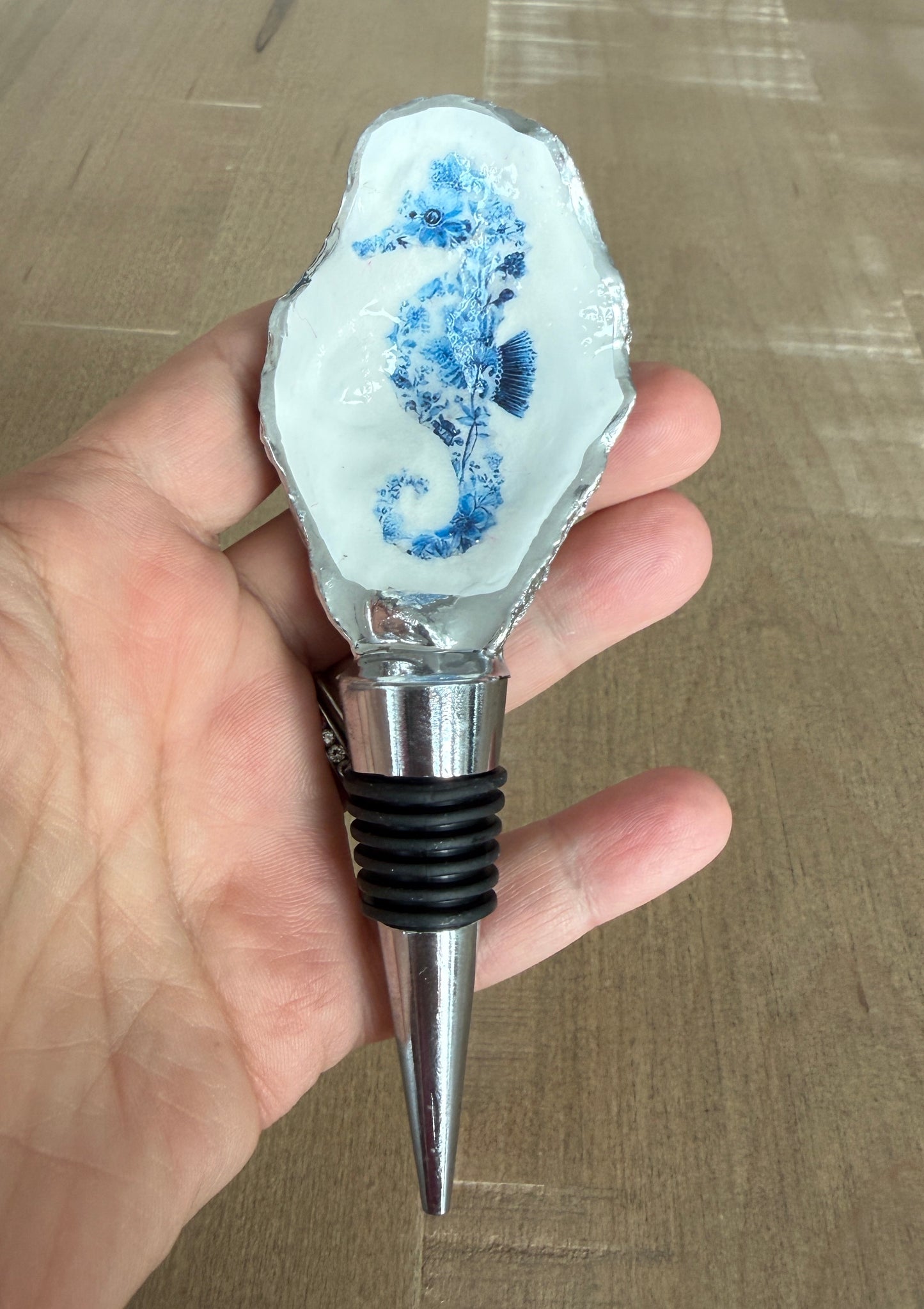 Oyster Shell Wine Stopper