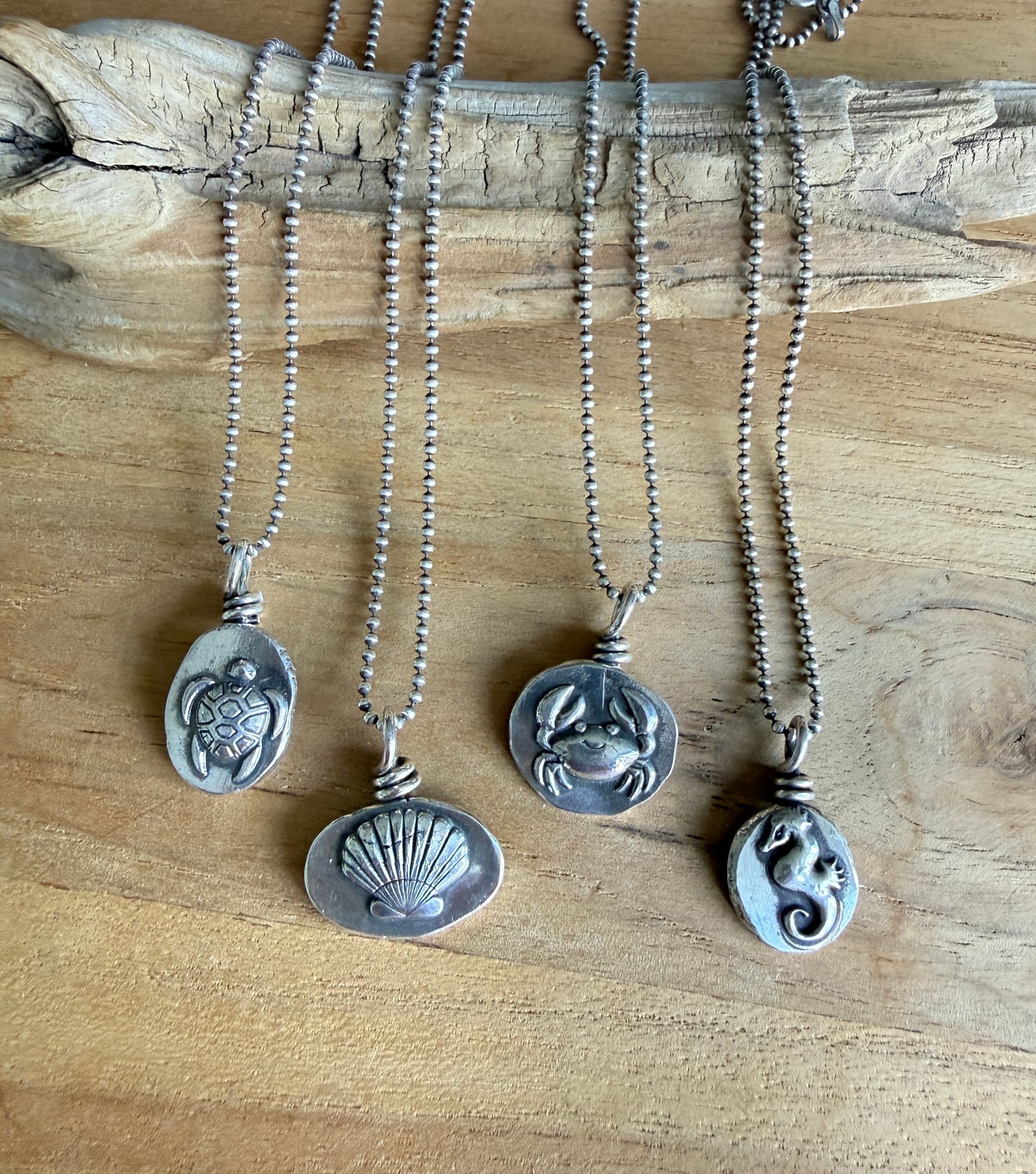 Clam Shell Nugget Necklace