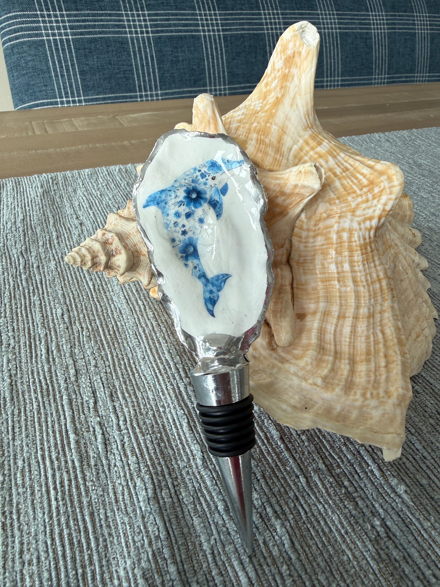 Oyster Shell Wine Stopper