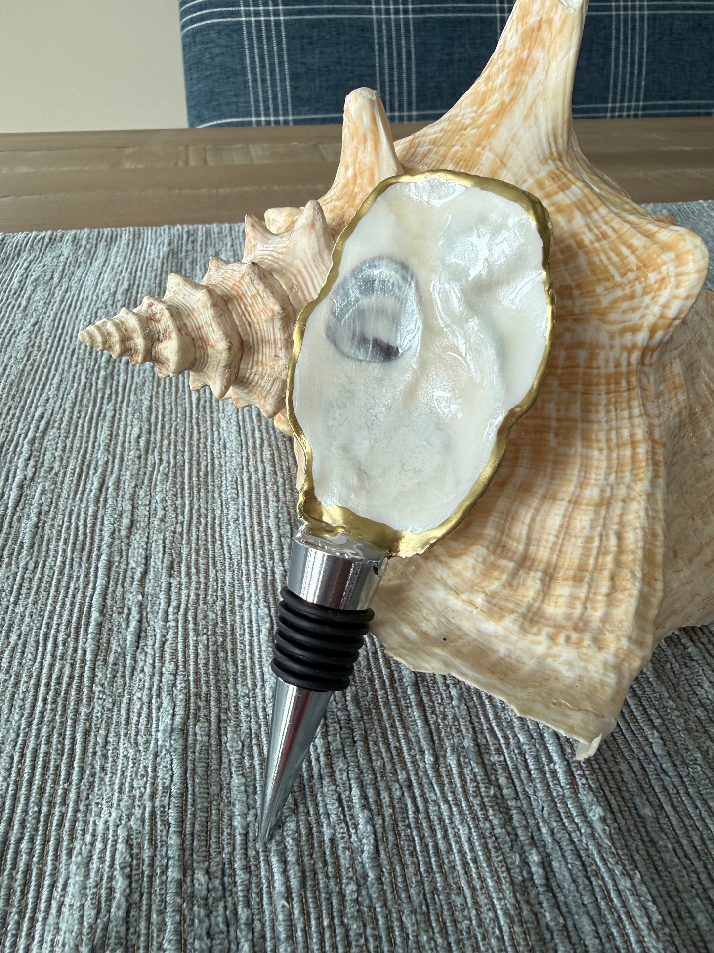 Oyster Shell Wine Stopper