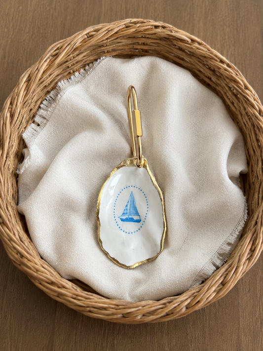 Oyster Shell Bag Charm