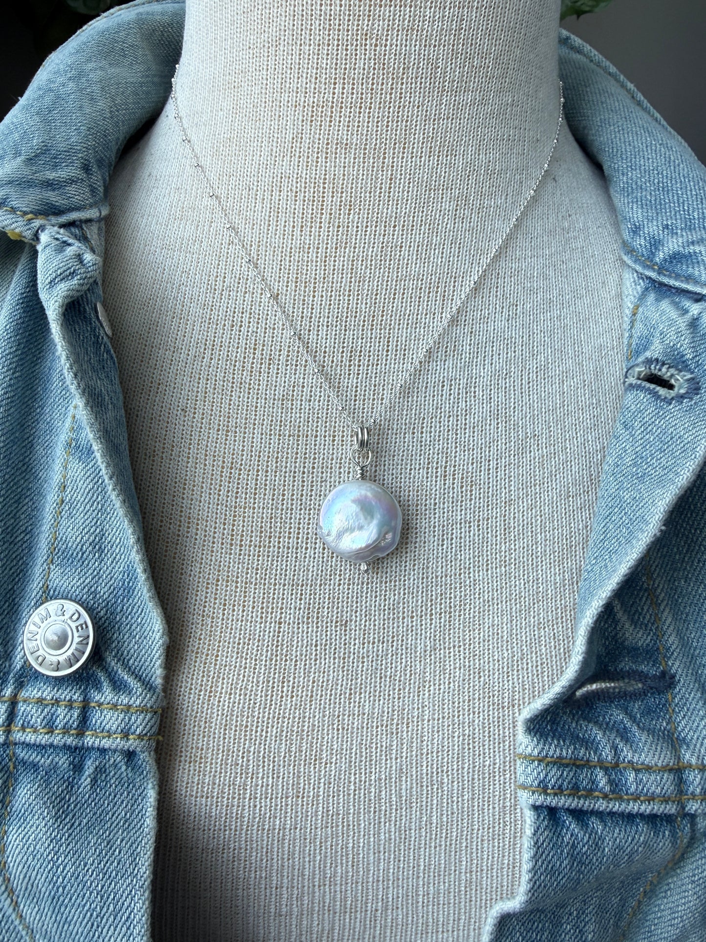 Freshwater Coin Pearl Necklace